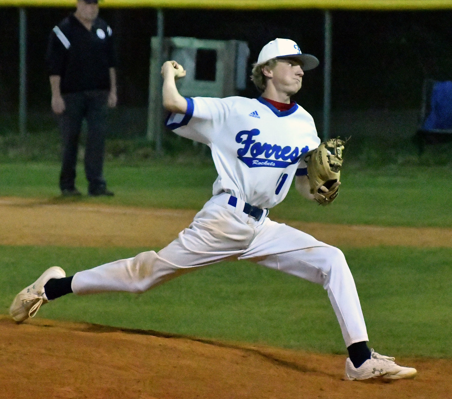 Austin Grubbs pitched in the final three innings to get the save for the Rockets.