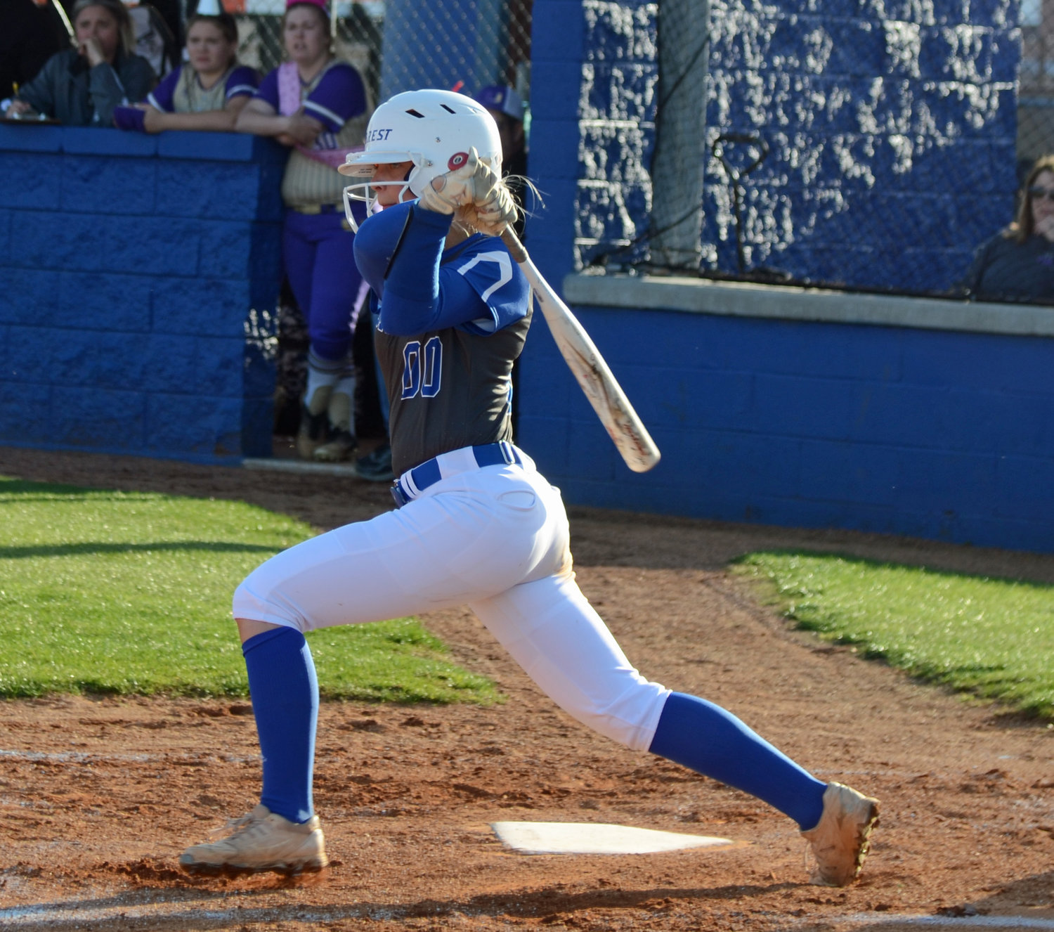 Abby Ferguson had another big night for the Lady Rockets with two hits, three runs scored, and an RBI.