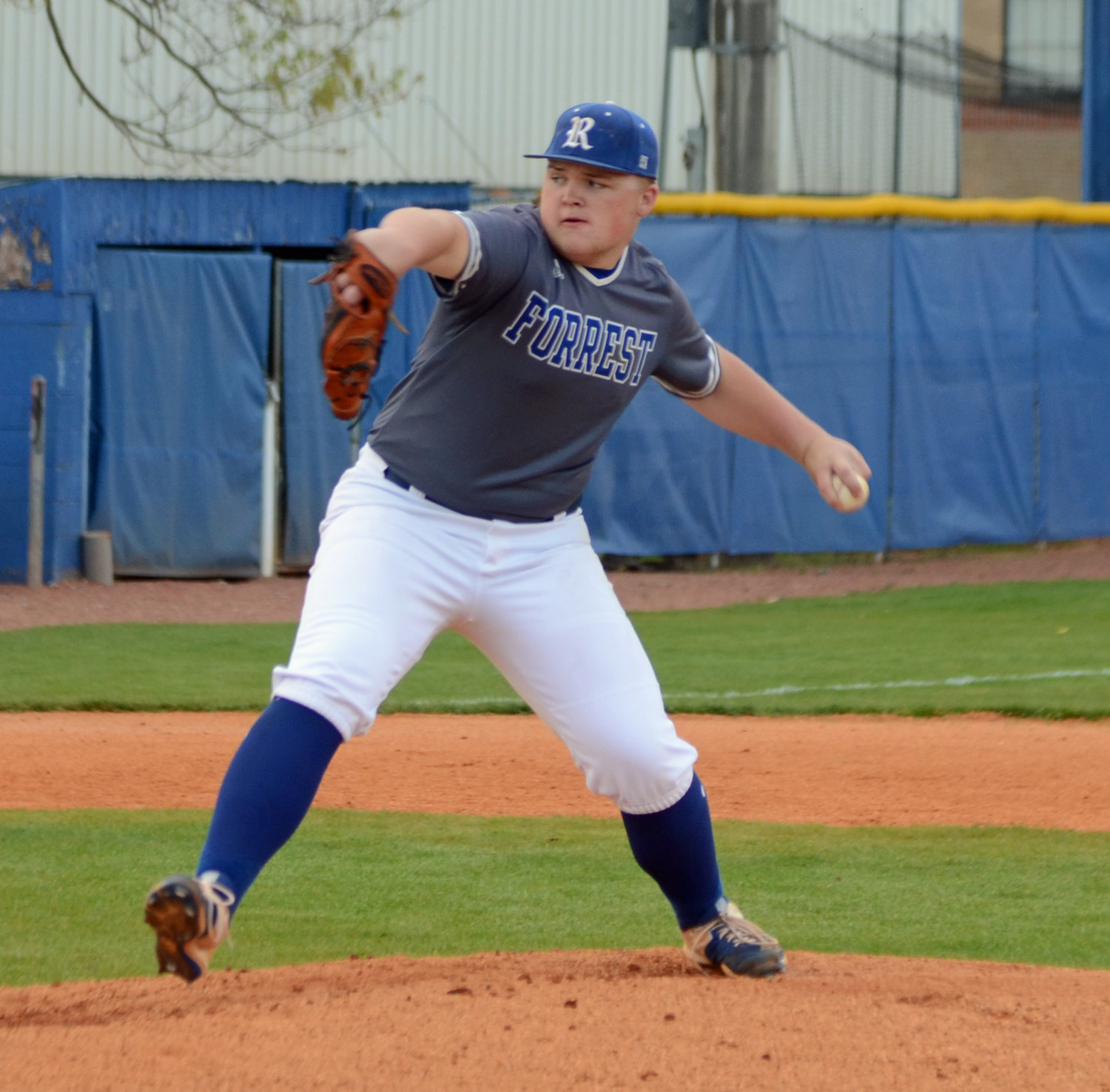 Forrest’s Braden Bowyer pitched a great game Thursday night versus Eagleville, tossing 6.2 tough innings.