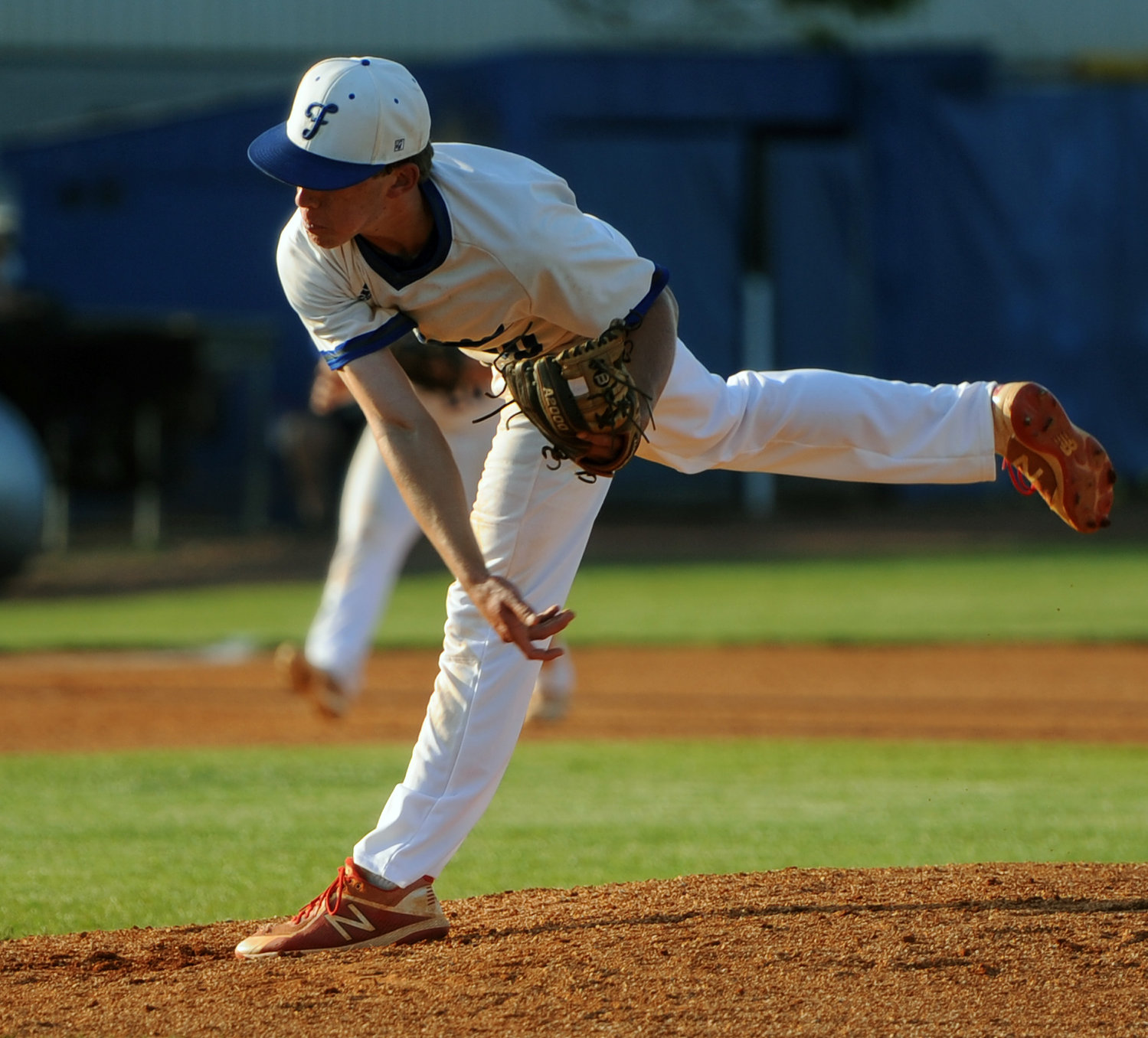 Preston Gentry pitched a key 2 2/3 innings in relief for the Rockets.