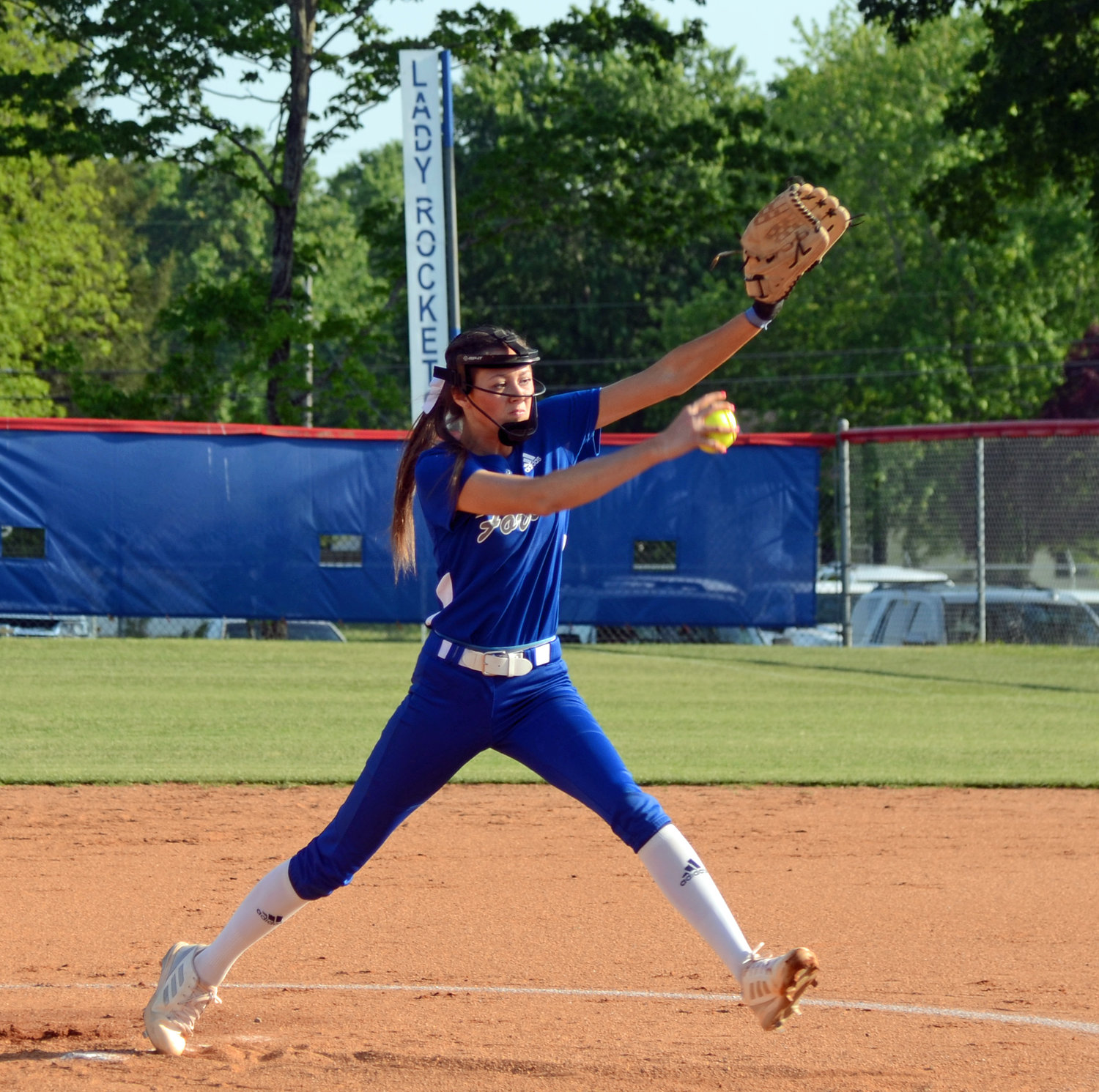 Ella Chilton started in the circle and pitched six solid innings.