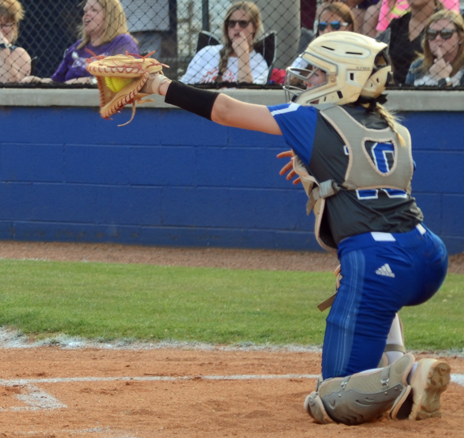 Forrest catcher Parker Wales has been a rock behind the dish and a solid threat at the plate for the Region 4-AA champion Lady Rockets.