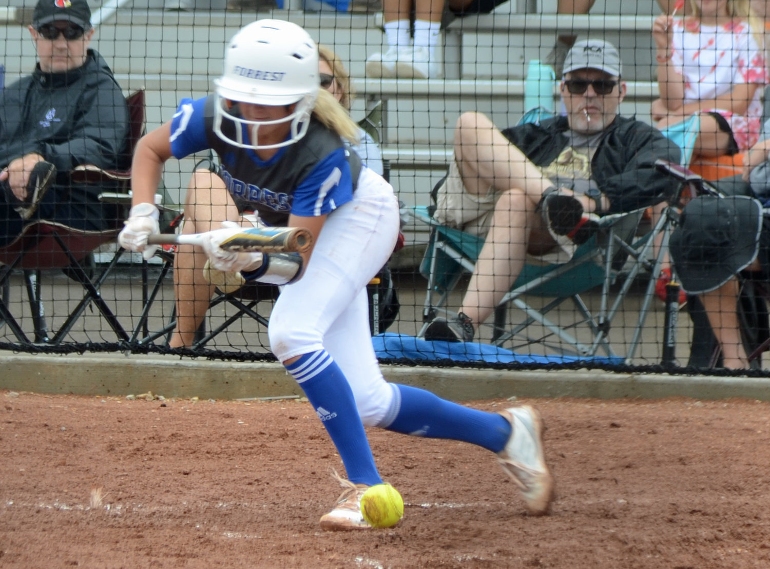 Macyn Kirby continued as the master table setter for the Lady Rockets, going 4-for-5 with three runs scored.