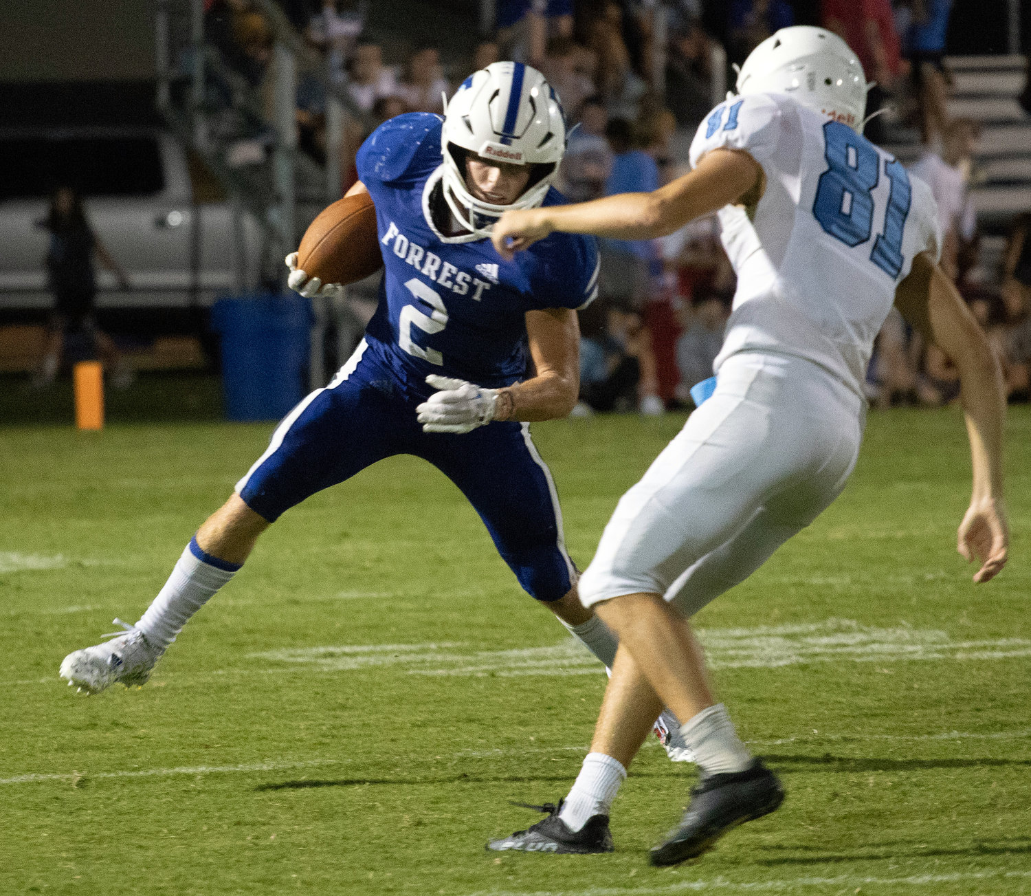 Tayton Swift carries the ball for the Rockets in the second half.