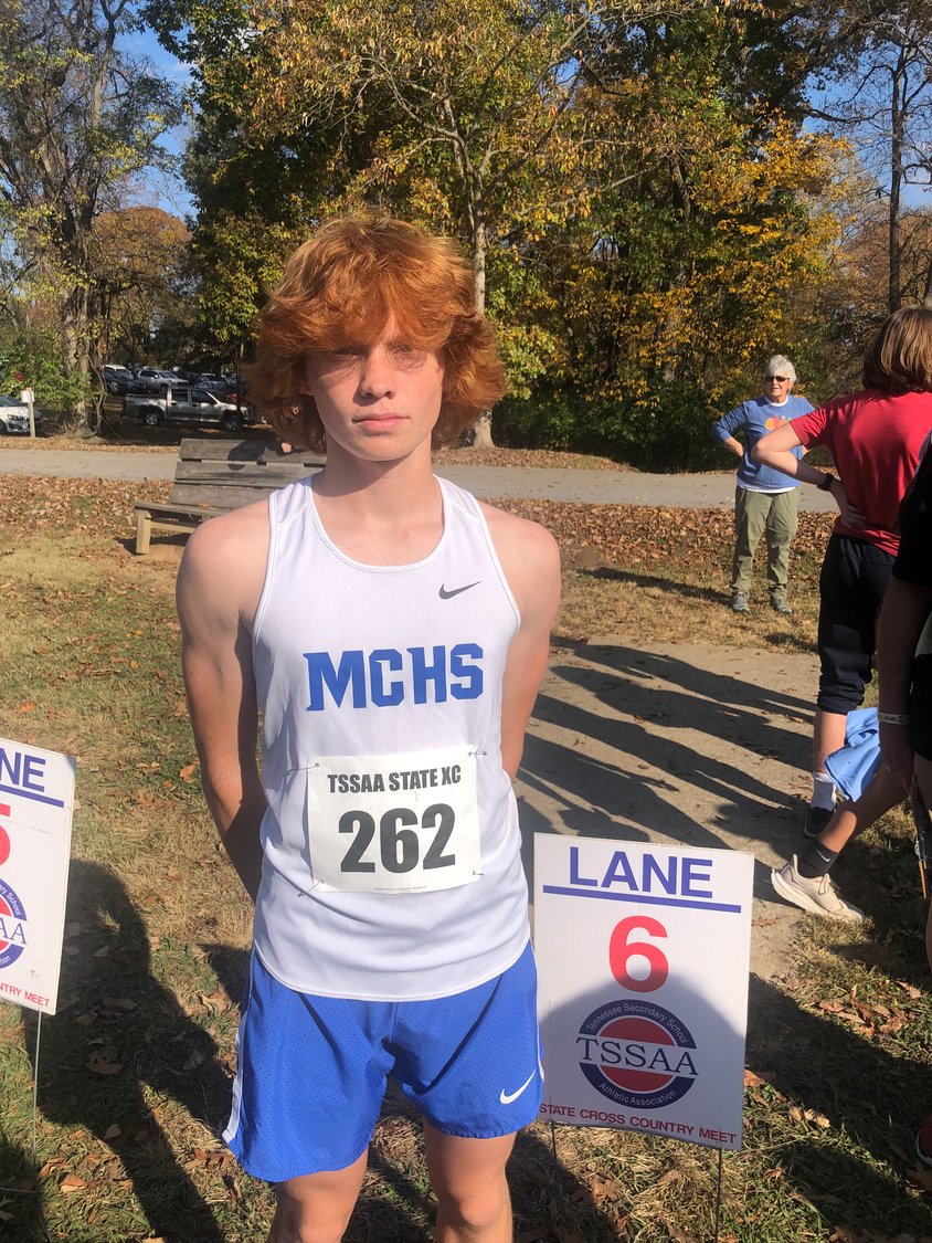 Aydan Cook was the lone Tiger to participate in the boys' race.