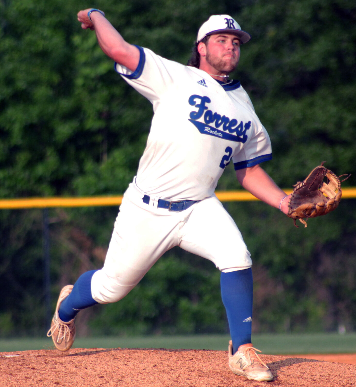 Kason Fuller tossed all five innings for the Rockets in their win over White House Heritage on Wednesday night.