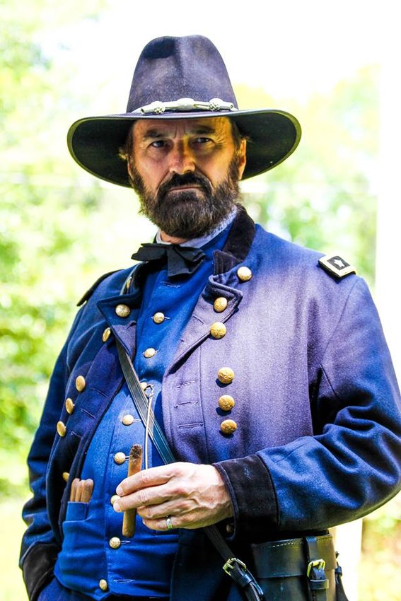 Curt Fields has taken up the character of Ulysses S. Grant more than 1,000 times in 10 years. [Submitted photo]