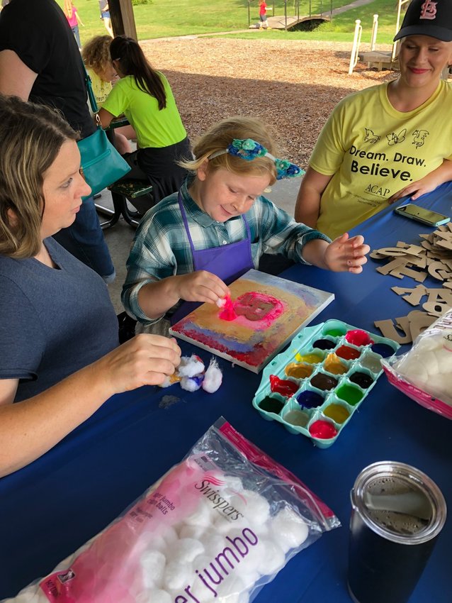 The Children&rsquo;s Arts Festival was a colorful affair in 2019. It returns to Auxvasse next Saturday. [Submitted Photo]