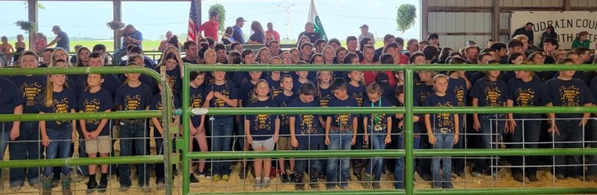 Audrain County 4-H kids, seen here last year, will likely be raring to go once again as the 2022 Youth Fair gets underway Thursday. (Submitted photo)
