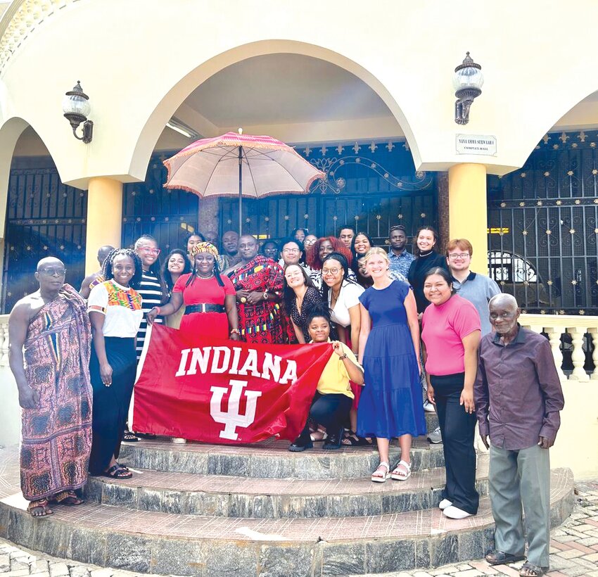 Mexico High School graduate Shadora Foy and her classmates from the University of Indiana got to take a trip to Ghana.