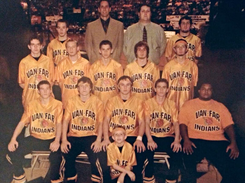 The 2004 Van-Far boys basketball team won the Class 2 state championship for the program's first state title and first team state championship in school history. The players and coaches were supposed to be recognized last week but was canceled along with the basketball games due to winter weather.