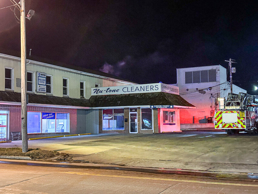 Mexico Public Safety responded to a fire at Nu-Tone Cleaners Building on Saturday, Feb. 3.