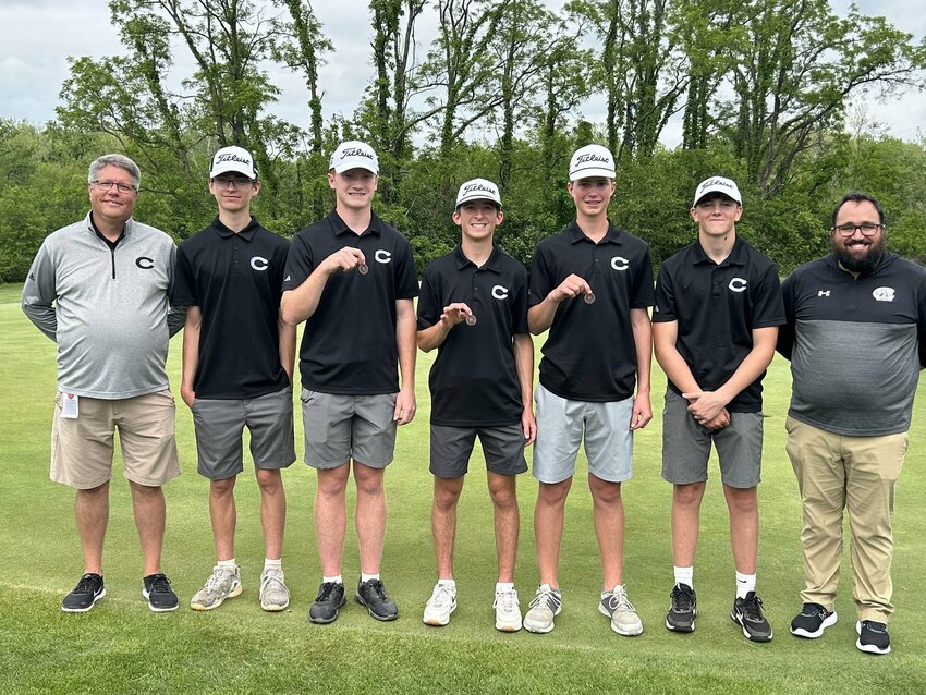 Centralia boys golf qualified four kids on Monday in Hannibal for the Class 2 state meet next week in Smithville. Juniors Travis Brooks and Carter Moss and senior Cullen Bennett each were all-district while freshman Brady Schultz's score was good enough.