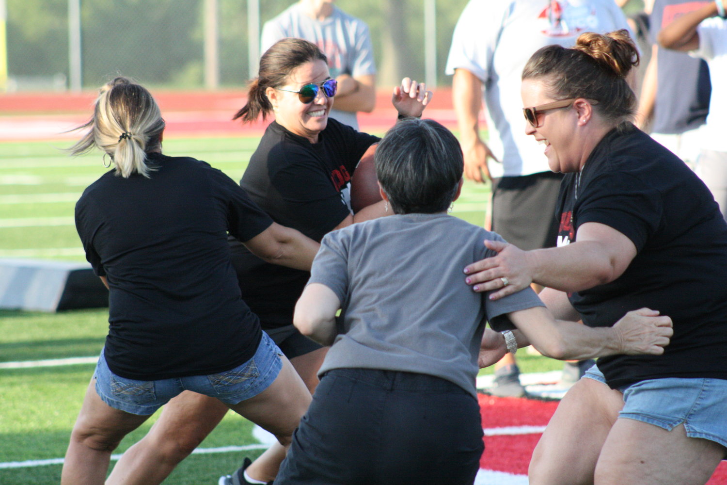 Mexico football hosted its annual moms clinic Friday night at Mexico High School. The Bulldogs are assisted by their mothers throughout the season and hold this event to give something back.