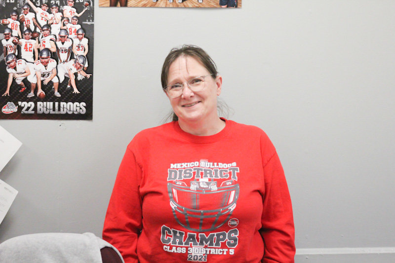 Joanna McClarey teaches a sports medicine course at Mexico High School but has mainly made her presence felt as the school's athletic trainer for about 18 years. Many student-athletes and coaches have shown their appreciation for her work throughout her career and this month during National Athletic Training Month.