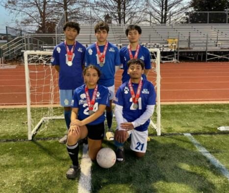 The Wolfpack Academy silver medalist team included, top row from left, Ivan Pena (California), Jesus Garcia (Mexico) and Maung Ka Kaw (Hallsville), and bottom row from left, Kam Anthony (Jefferson City) and Alexander Rodriguez (Mexico).