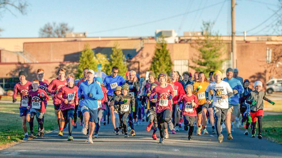 Runners in the annual YMCA Turkey Trot post Thanksgiving race took off from the Mexico YMCA on Friday morning, Nov. 24.