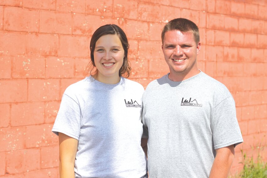 Lucy and Jace Gay are the owners of L & J Earthmoving, a landscape company based in Middletown. The business will celebrate its 1-year anniversary in August.