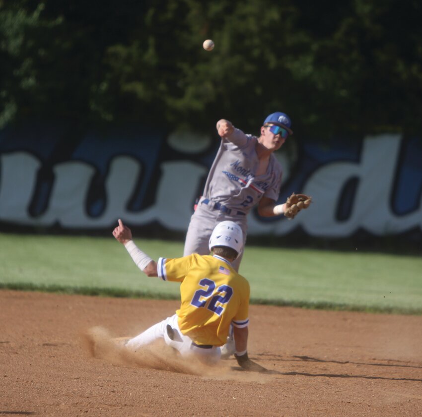 Montgomery County senior Jacob Hogue helped his baseball team finish with 13 wins this season.