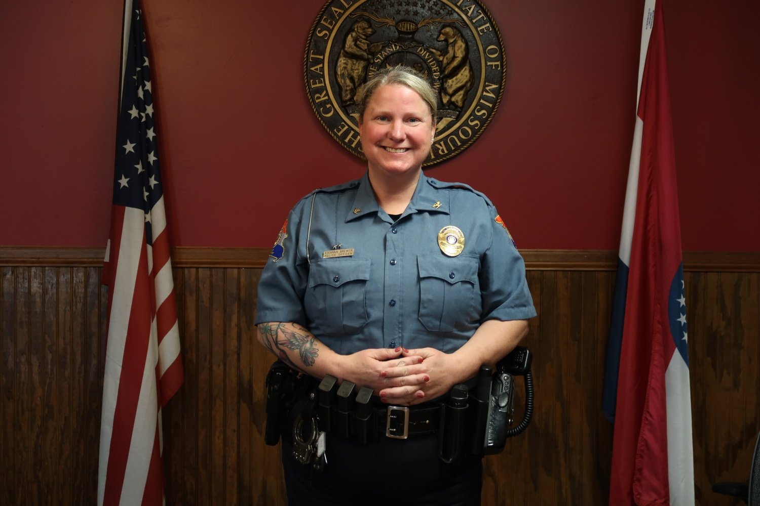 Airriana Brewer was appointed the new chief of the New Florence Police Department on April 21. She replaced David Ingle, who was named New Florence’s city administrator.