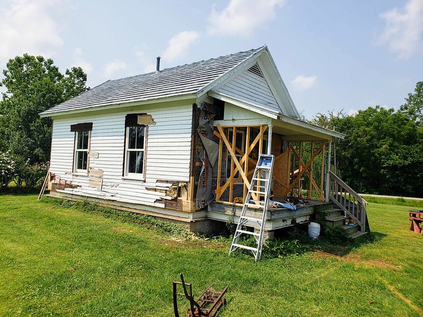Renovations are underway at the old Miner's House located at Miners Hall Museum in Franklin. An open house is scheduled for Tuesday, August 31 from 6 to 8 p.m.