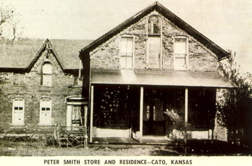 Peter Smith Store and Residence, Cato, Kansas