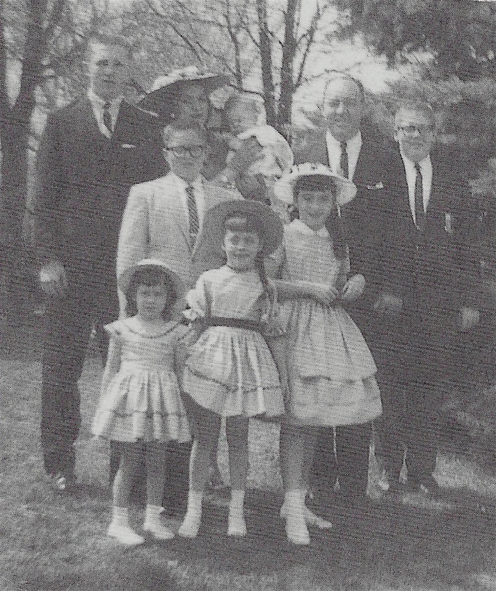 Knoll family, Easter 1962.