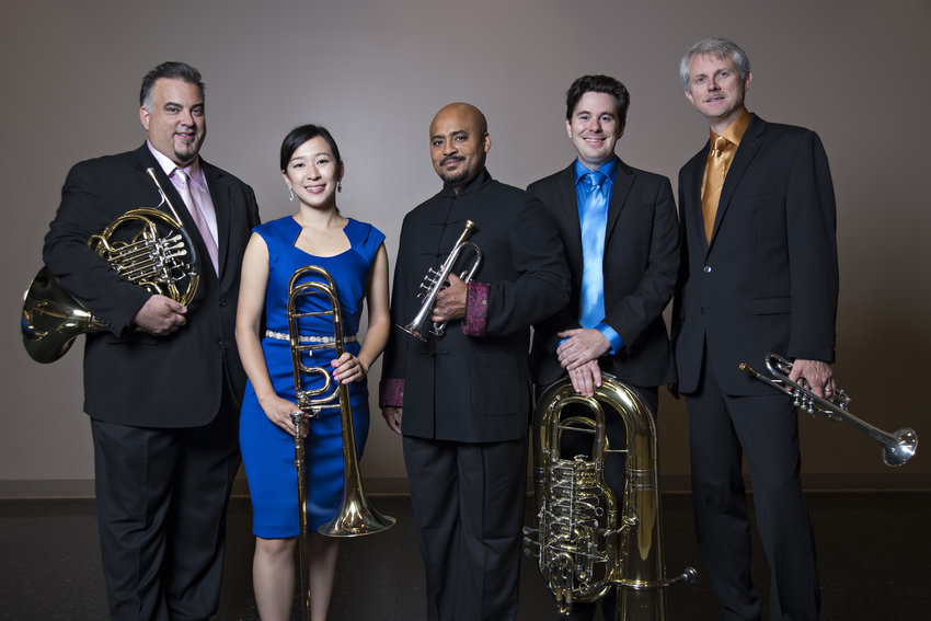 The Rodney Marsalis Philadelphia Big Brass, shown here, will perform at 7 p.m. Sunday, April 24, at the Bicknell Family Center for the Arts at Pittsburg State University.
