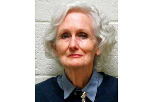FILE - This undated photo provided by the Nevada Department of Corrections shows Las Vegas socialite Margaret Rudin. A judge on Sunday, May 15, 2022, vacated Rudin's murder conviction after she spent 20 years in prison for the 1994 killing of her millionaire husband before being paroled. Margaret Rudin was found guilty in 2001 of murder in the death of real estate mogul Ron Rudin. (Nevada Department of Corrections via AP, File)