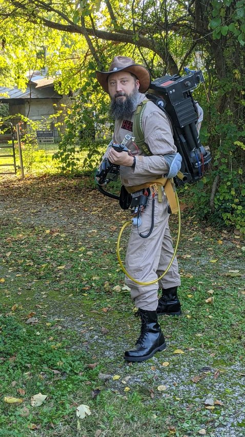 Ghostbuster enthusiast Michael Fienen spent his time during the pandemic creating a replica of a Ghostbusters costume, and has used it as a positive influence on the community.