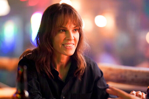 This image released by ABC shows Hilary Swank in a scene from the new series &quot;Alaska.&quot; (Darko Sikman/ABC via AP)