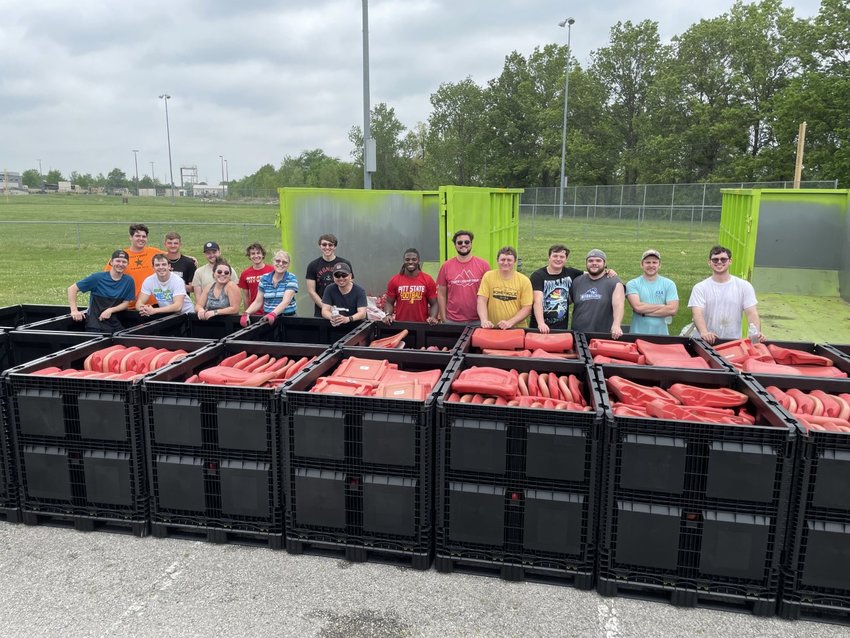 Old seats from Carnie Smith Stadium at Pittsburg State University are in the process of being recycled with help from alumni from the university.