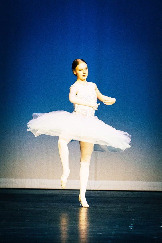 Harper Fuller performs &ldquo;Paquita Variation&rdquo; as choreographed by Marius Petipa as part of Pittsburg Ballet&rsquo;s Spring Showcase at Memorial Auditorium on Thursday, May 19.