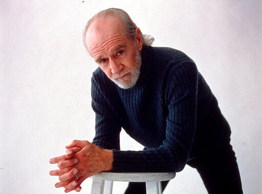This undated image shows the late comedian George Carlin, star of the HBO documentary &quot;George Carlin's American Dream,&quot; airing May 20 on HBO. (George Carlin Estate/HBO via AP)