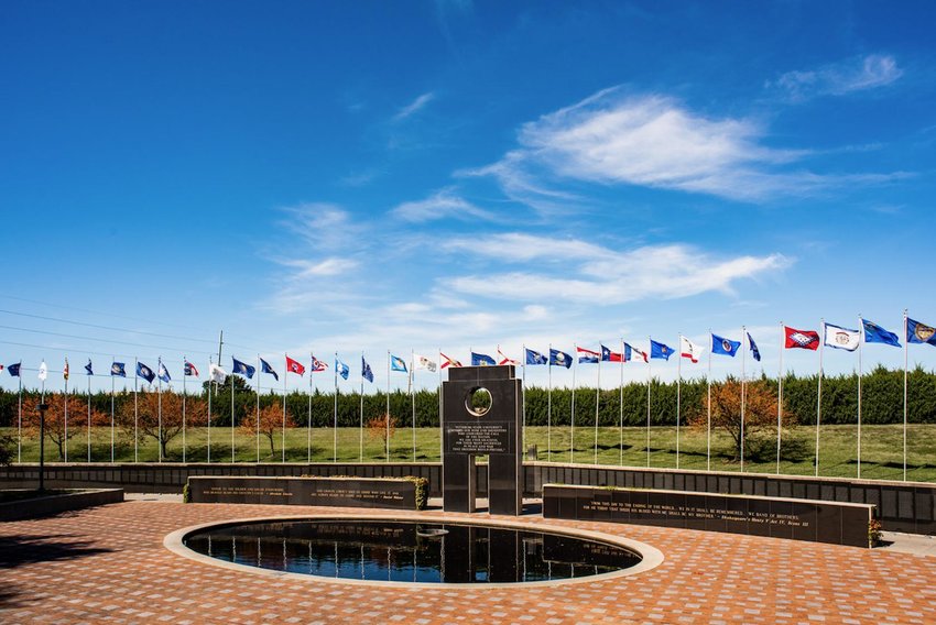 The PSU Veterans Memorial, featuring a half-scale replica of the Vietnam Memorial Wall in Washington, D.C., is one of the most often-visited sites in Southeast Kansas.