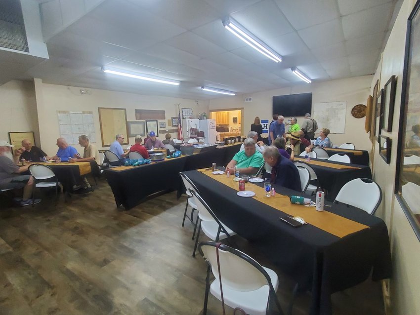 The Crawford County Historical Museum hosted an informal meet and greet event Wednesday complete with drinks, cookies, and deli meats, as members of the Jefferson Highway Association representing 11 different states began arriving in Pittsburg for the four-day JHA Conference.