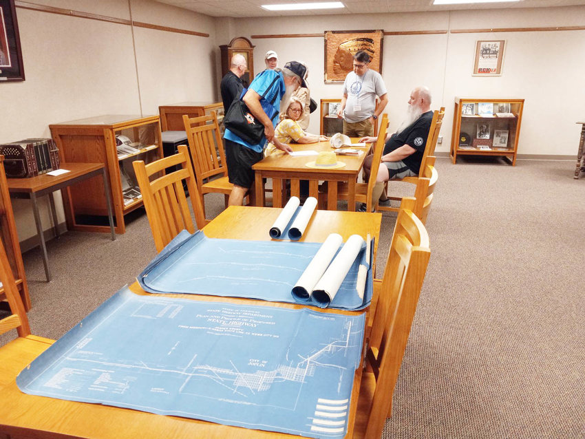 Jefferson Highway Association Conference attendees visited Pittsburg State University&rsquo;s Axe Library on Friday, where they had the opportunity to view historical documents about the early 20th century highway route.