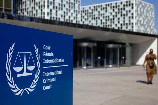 FILE - The exterior view of the International Criminal Court in The Hague, Netherlands, March 31, 2021. The International Criminal Court marked the 20th anniversary of its establishment Friday, July 1, 2022, as its prosecutors probed war crimes in countries around the world including what one expert called a &ldquo;make or break&rdquo; investigation in Ukraine. (AP Photo/Peter Dejong, File)