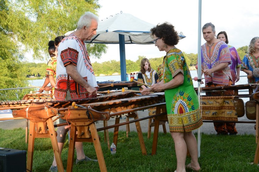 Kufara, a marimba band based in Joplin, will perform at Crawford State Park this weekend.