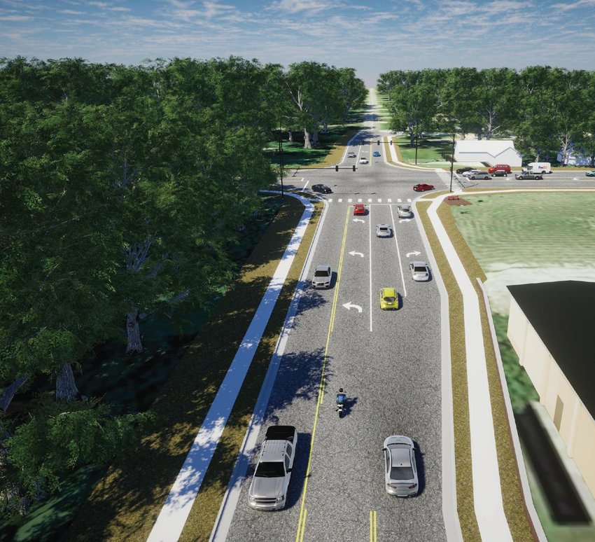 An artist&rsquo;s rendering of what East Quincy Street is expected to look like following completion of the East Quincy Street Reconstruction Project.