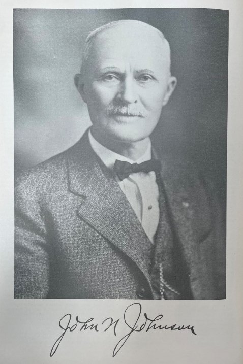 Lawrence, Kansas state senator John N. Johnson, whose bill in February 1925 sought to allow the KKK to operate in the state without a charter and prompted a heated debate in the legislature.