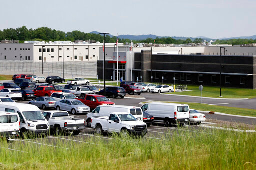 FILE - Trousdale Turner Correctional Center, managed by CoreCivic, is pictured on May 24, 2016, in Hartsville, Tenn. On Friday, July 15, 2022, a federal magistrate judge ordered an attorney suing CoreCivic over an inmate's death to delete certain tweets &mdash; some of which describe the company as a &ldquo;death factory&rdquo; &mdash; and restrict his public commentary going forward. (AP Photo/Mark Humphrey, File)