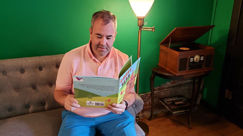 Author Ryan O'Connor returns to his hometown to give a reading from his new book, Bobby the Bear and his Big Surprise. He will be reading and signing books from 11 a.m. to 1 p.m. today at Books and Burrow, 212 S. Broadway, in Pittsburg.