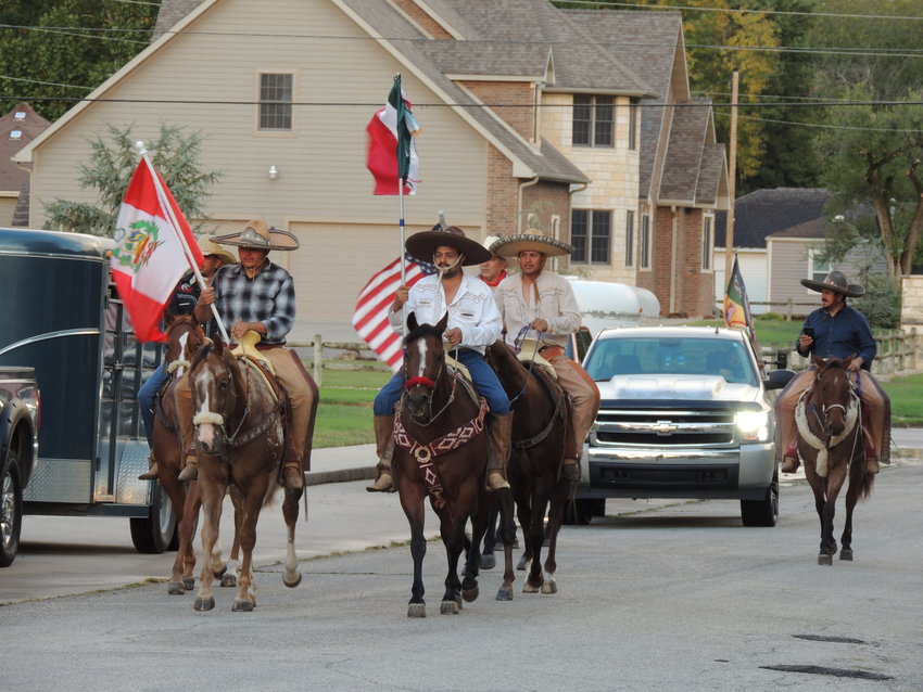 At the first Festival Hispano at Our Lady of Lourdes Catholic Church in 2021, members of Hispanic Ministry organized a cabalgata, or parade, for the festival.