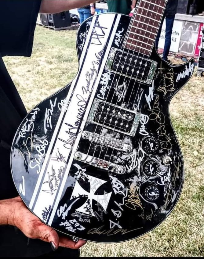 The Legacy of Music Foundation will be holding a raffle for a guitar signed by many local musicians at the Legacy of Music Festival on Saturday, Sept. 17.
