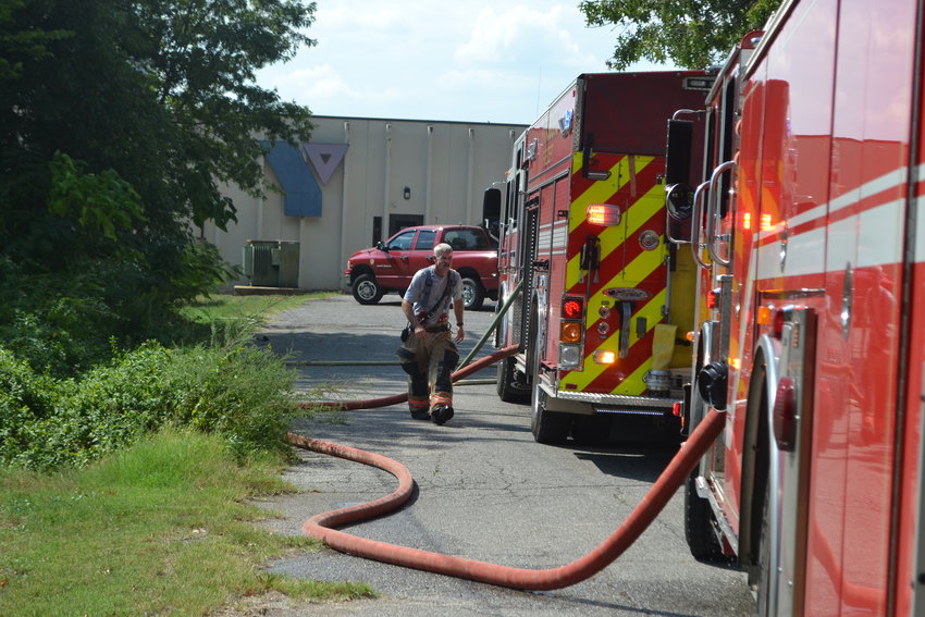 The Pittsburg Fire Department was called to a wooded area behind the YMCA after workers for a tree-trimming company who were cutting branches spotted smoke on Friday afternoon. The fire was extinguished within a couple minutes. A worker from the tree-trimming company said he had seen homeless camps set up in the trees in the area. No injuries were reported.