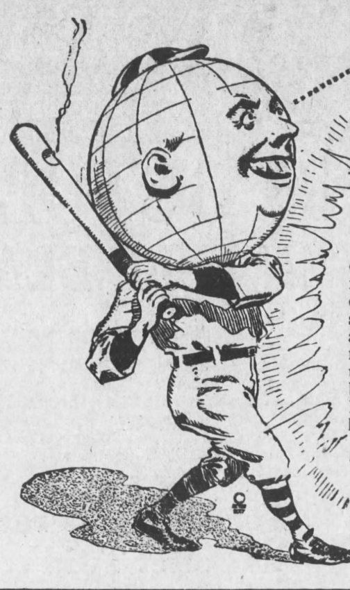 World Series graphic from the Pittsburg Sun, Oct. 4, 1922.