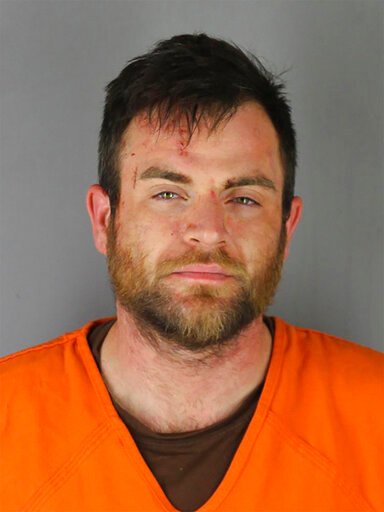 FILE - This undated photo provided by the Hennepin County, Minn., Sheriff's Office shows Nicholas Kraus. Kraus, the man who drove his SUV into a crowd of protesters in Minneapolis last year while intoxicated, killing one and injuring several others, pleaded guilty on Monday, Oct. 24, 2022, to murder and assault just as his trial was set to begin. (Hennepin County Sheriff's Office via AP, File)