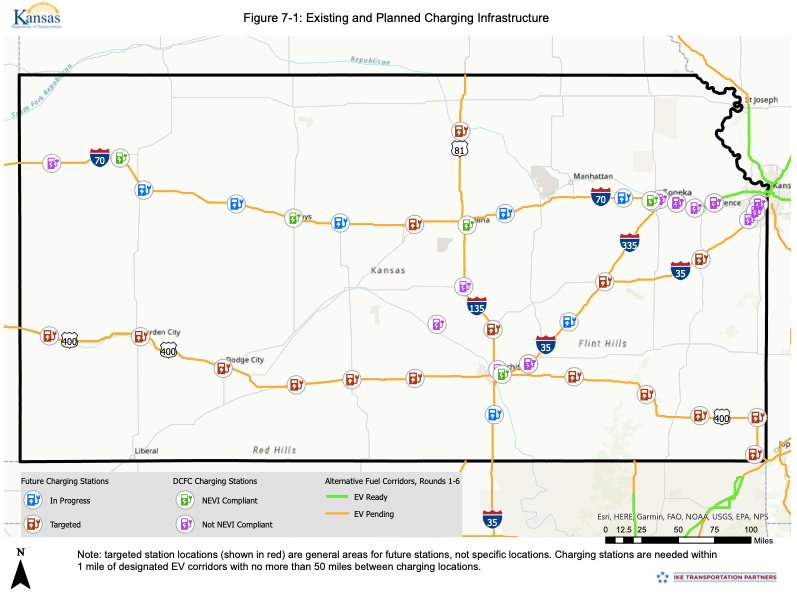 Kdot Receives Grant For Ev Routes And Charging The Morning Sun