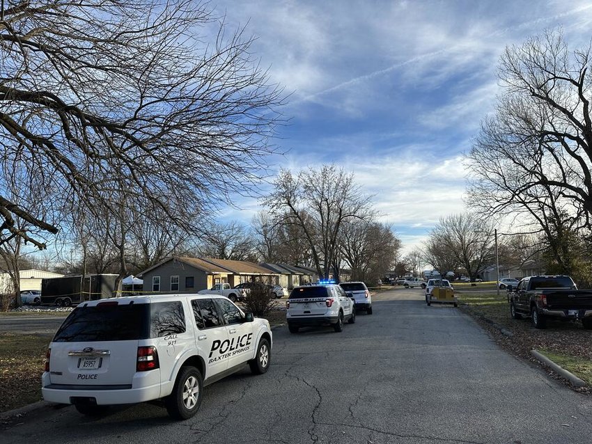 Police were dispatched to 2400 Lincoln Ave. in Baxter Springs in response to reported gunshots on Monday afternoon. Three people were found shot, two of them fatally, inside the residence.